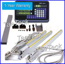 3 Axis Digital Readout DRO Set within 3pcs 50mm1000mm 5um Linear Scales Milling