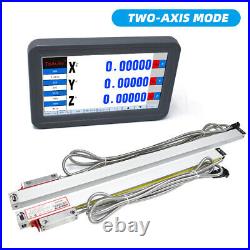 3 Axis Dro Digital Readout LCD Touch Screen Encoder+3PCS Linear Glass Scale Kit