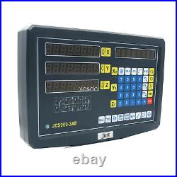 3-Axis Readout Digital Display Meter with Linear Scale for Milling Lathe Machine