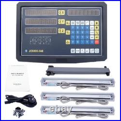 3 Axis digital readout JCS900-3AE with 5um TTL NTS-M linear scale 100-1020mm