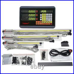 3pcs Linear Scale TTL Glass Sensor DRO 3Axis Digital Readout 350&450&950mm Kit