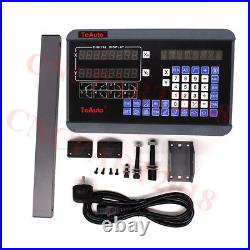 5µm 2Axis Dro Linear Scale Encoder Digital Display Readout Lathe Mill Machine