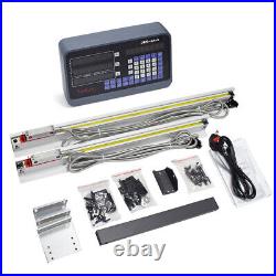 5µm Precision Linear Scale 2Axis Digital Readout DRO Display 450&900mm Milling