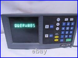 ACU-RITE 2001003 200M Digital Readout and Set-Up Panel 2 Axis ACU-RITE 2001003 200M Digital Readout and Set-Up Panel 2 Axis