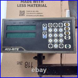 ACU-RITE 2004017 Micro-Line M-L TURN 2-Axis DRO Readout Console Head ONLY Mount