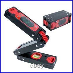 Aluminum Alloy Folding Digital Level with Dual-Axis Readout and Magnetic Mount
