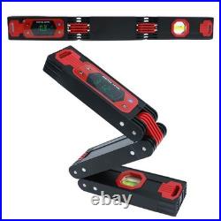 Aluminum Alloy Folding Digital Level with Dual-Axis Readout and Magnetic Mount