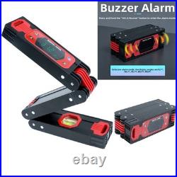Aluminum Alloy Folding Digital Level with Dual-Axis Readout and Magnetic Mount