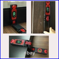 Aluminum Alloy Folding Digital Level with Dual-Axis Readout and Magnetic Mount