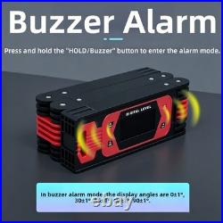 Aluminum Alloy Folding Digital Level with Dual-Axis Readout and Magnetic Mount