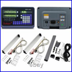DRO 2/3 Axis Digital Readout 5um Linear Glass Scales full Kit for Mill Lathe UK
