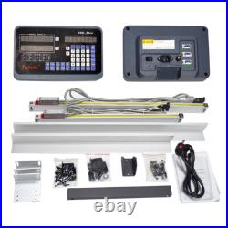 DRO 2 Axis Digital Readout 250mm+700mm Linear Scale Kit for CNC Mill Lathe, UK