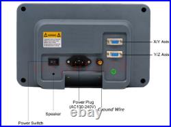 DRO 2 Axis Digital Readout 250mm+700mm Linear Scale Kit for CNC Mill Lathe, UK