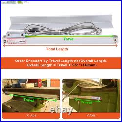 DRO 3 Axis Digital Readout Display +3Pc Glass Linear Scale for CNC Mill Lathe Ma