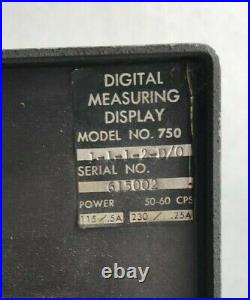 Digital Measuring Display Model 750 DRC 500 X Axis 1-1-1-2-D/0 with Stand
