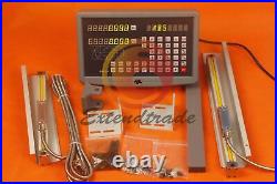 Digital Readout Display Meter for Milling Lathe Machine Linear Scale 2 Axis DRO