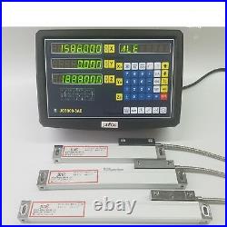 Digital Readout Dro With 3 Linear Scales 3 Axis For Milling Lathe Machine se