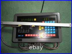 Digital Readout and Linear Measuring Scale for Single Axis Machines