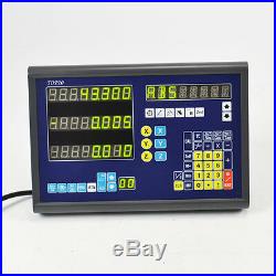 Display Digital Readout 3 Axis Dro & 3 Linear Scales For Milling Lathe Machine