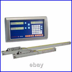 thumbnail image 2 of 2 Axis Digital Readout Dro Kit 250mm 1000mm Linear Glass Scales 2 of 11