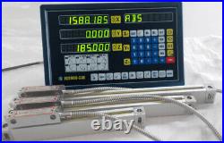 GOOD 3 axis DRO digital readout for milling machine lathe with 3pcs linear scale