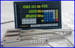 GOOD 3 axis DRO digital readout for milling machine lathe with 3pcs scale #A6