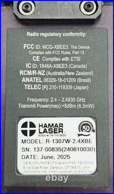 Hamar Laser R-1307w-2.4xbe Wireless 2-axis Digital Readout Xbee Target Display#1