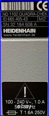Heidenhain Quadra-Chek ND 1102 2 Axis Digital Readout