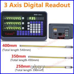 High 3Axis Scale Digital Readout DRO 250&350&400mm CNC Milling #A6-12 High 3Axis Scale Digital Readout DRO 250&350&400mm CNC Milling #A6-12