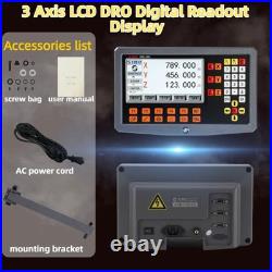 High Accuracy Multilingual 1 2 3 4 Axis Touch LCD DRO Digital Readout Display