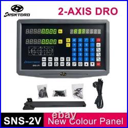 High Accuracy SNS-2V 2 Axis Lathe Mill DRO Digital Readout Kit with 3 PCS 50Mm-1