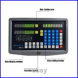 High Accuracy SNS-2V 2 Axis Lathe Mill DRO Digital Readout Kit with 3 PCS 50Mm-1