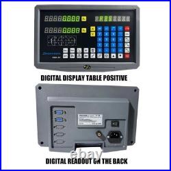 High Accuracy SNS-2V 2 Axis Lathe Mill DRO Digital Readout Kit with 3 PCS 50Mm-1