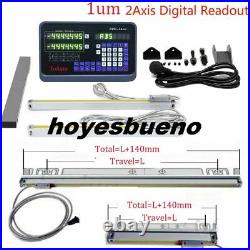 High Precision 2 Axis Digital Readout Display 1um Linear Scale Encoder Sensor