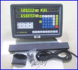 JCS900-2AE 2 Axis DRO Digital Readout for Milling Lathe EDM with 2x Linear Scales