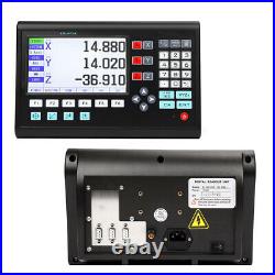 LCD 3 Axis Digital Readout DRO Display Linear Scale Encoder for Milling Lathe UK