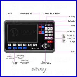 LCD Digital Readout 2Axis/3Axis DRO Display Linear Scale Glass Sensor CNC Mill
