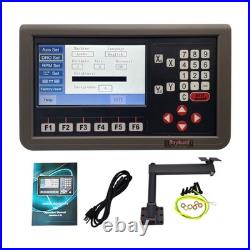 Large 7inch LCD Screen TTL 2 Axis Digital Readout Display DRO RPM Mill Lathe