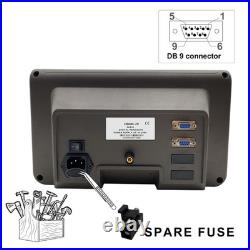 Large 7inch LCD Screen TTL 2 Axis Digital Readout Display DRO RPM Mill Lathe