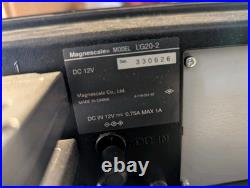 Magnescale LG20-2 Two Axis DRO Digital Readout With Two S138 Scales