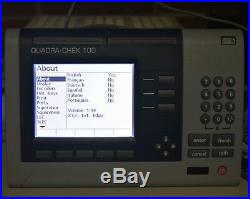 Metronics QC-100 QUADRA-CHEK 100 3-Axis Digital Readout Evaluation Electronics
