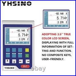 Mini Multifunction DRO Kit YH800-3A Digital Readout 3PCS Linear Encoder Sesnors