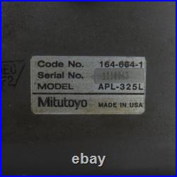 Mitutoyo APL-325L 2-Axis Digital Readout Console Display 120VAC WithCord (Works)