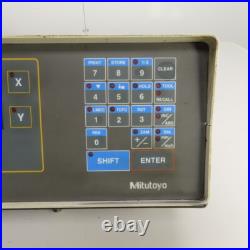 Mitutoyo APL-325L 2-Axis Digital Readout Console Display 120VAC WithCord (Works)
