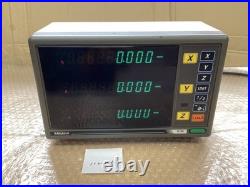Mitutoyo KS-13 DRO Digital Readout Counter 174-105 3 Axis Unit Working
