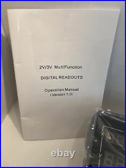 New DRO 2-Axis Digital Readout ToAuto For Mill Or Lathe Machine -Open Box