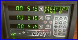 Newall DP700 Digital Readout Unit Mill Lathe 3 axis DP70031111S12 with pwr cord