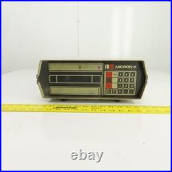 Numerex DRO 1 Axis Micron-X Single Axis Digital Readout 110-120VAC 1PH
