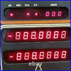 Parts Only Anilam Superwizard 2-Axis DRO Digital Readout 116-2 115V Acid Damage