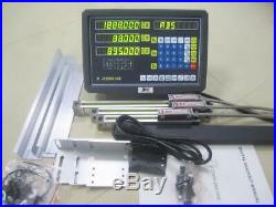 Precision 3Axis 5µm Digital Readout DRO Display+3pc Linear Scale Mill Lathe Kit
